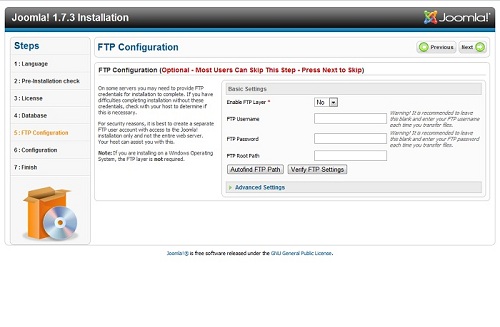 Configure